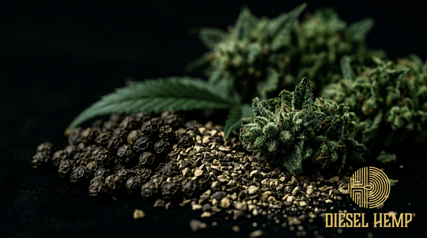 Caryophyllene Terpene — black peppercorns and cannabis terpene profile | Diesel Hemp