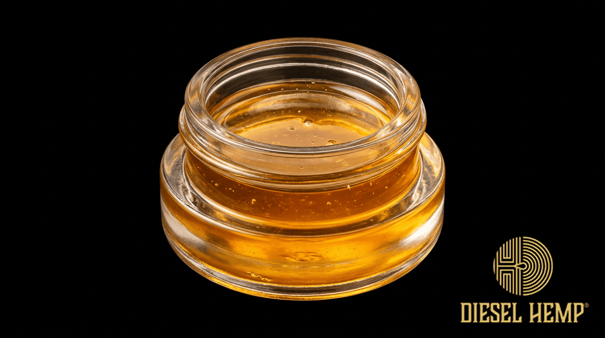 CBD Wax — smooth golden amber hemp wax concentrate | Diesel Hemp