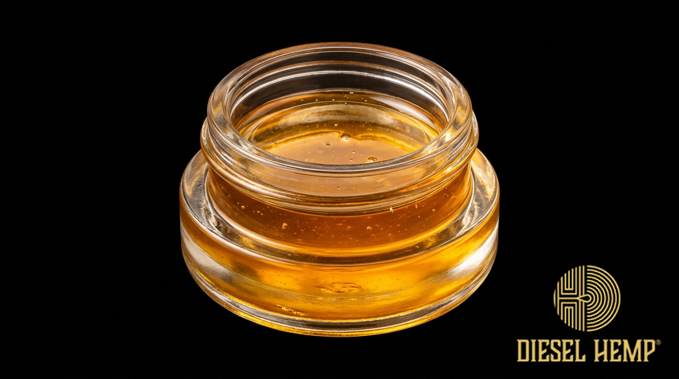 CBD Wax — smooth golden amber hemp wax concentrate | Diesel Hemp