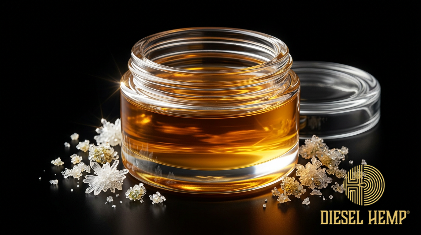 Delta 10 THC — golden amber hemp cannabinoid concentrate | Diesel Hemp