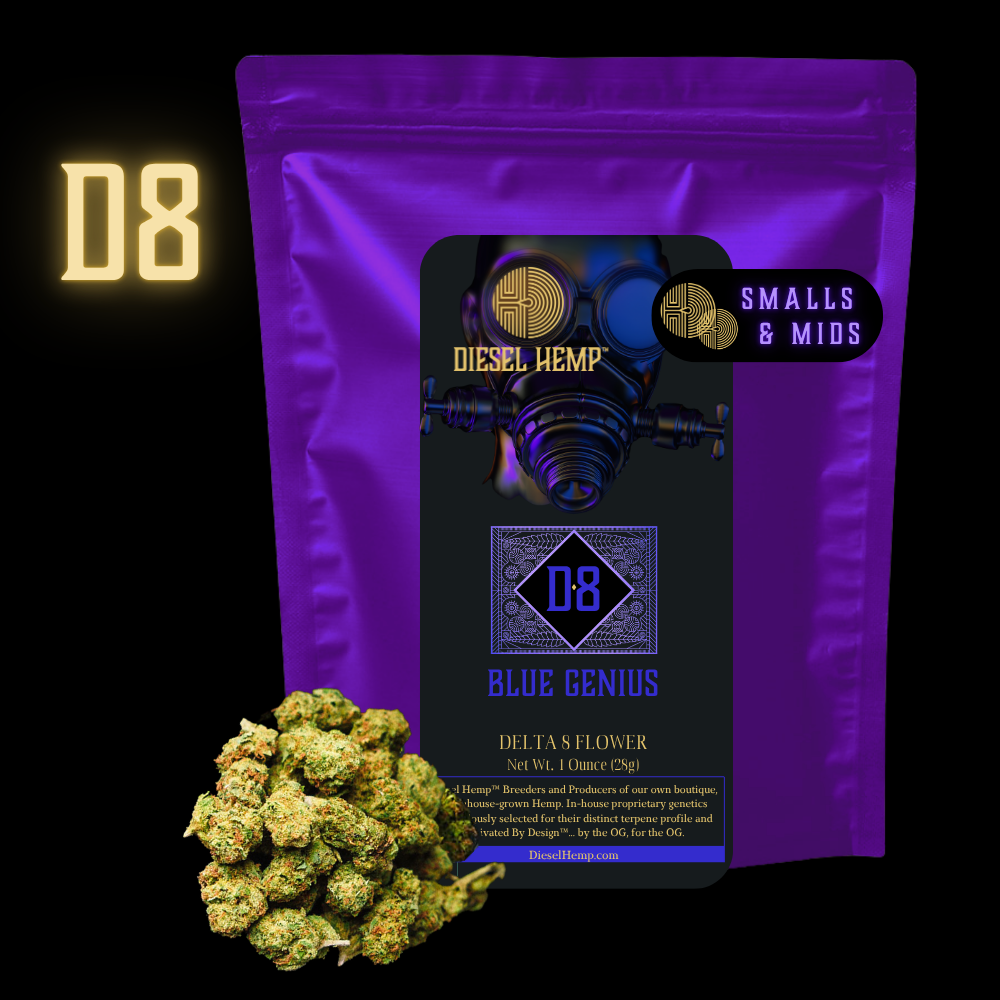 Delta 8 Flower - Blue Genius