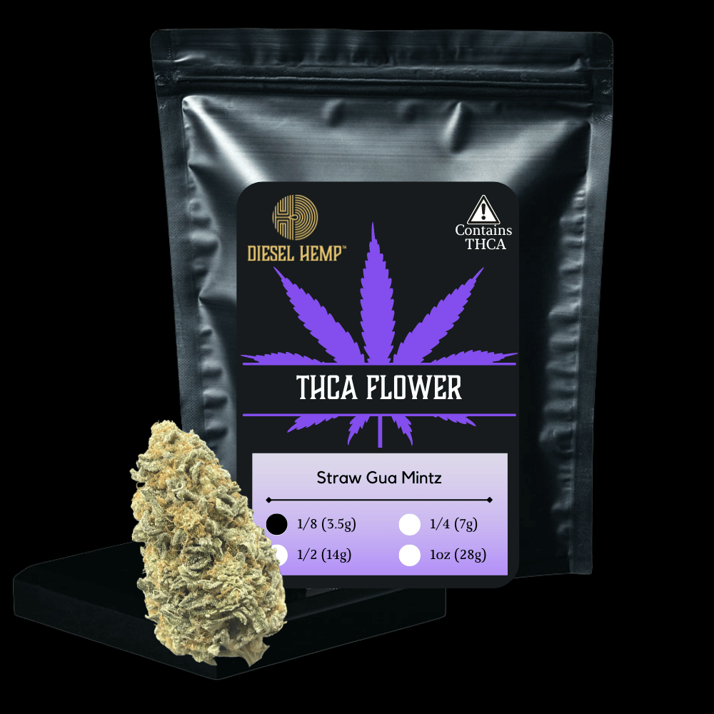 THCA Flower - Straw Gua Mintz