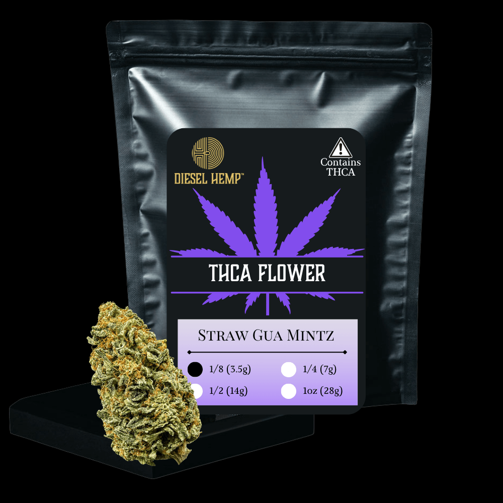 THCA Flower - Straw Gua Mintz