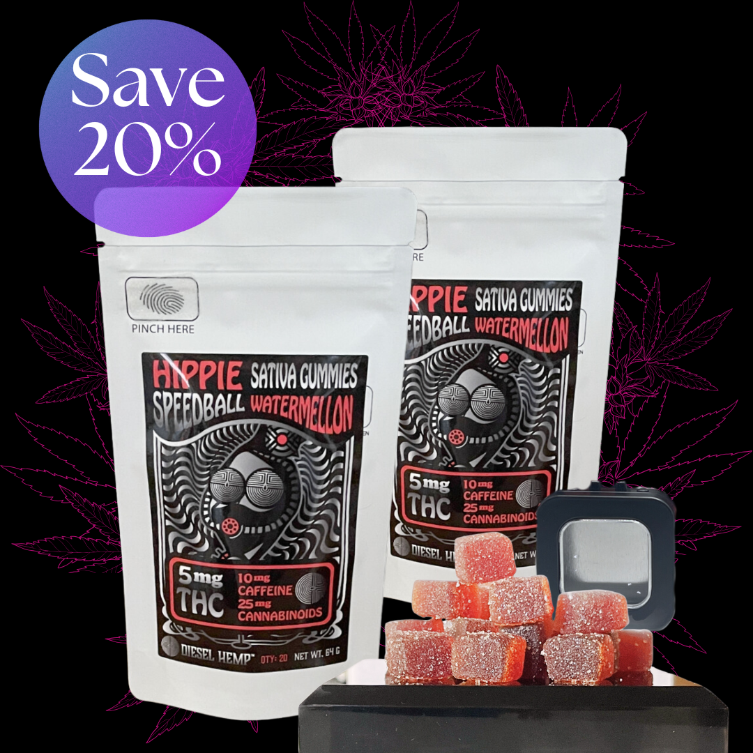 Delta 9 THC Gummies - Hippe Speedball Sativa Gummies