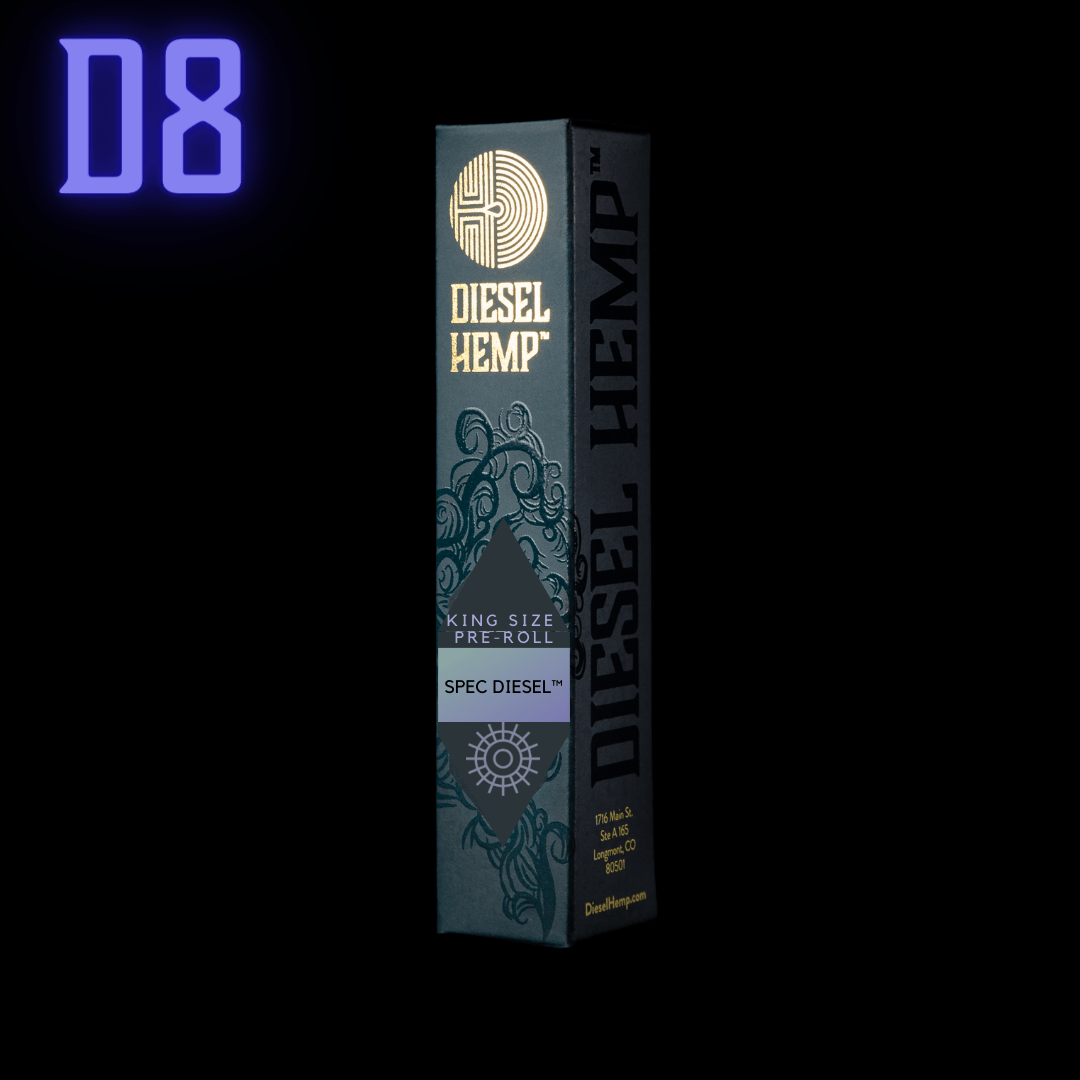 D8 Specdiesel™ Delta 8 Pre Roll King Size Diesel Hemp™